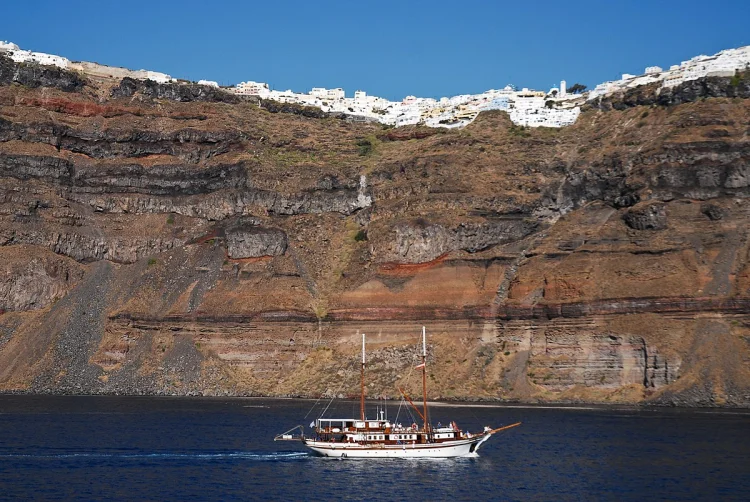 Santorini caldera
