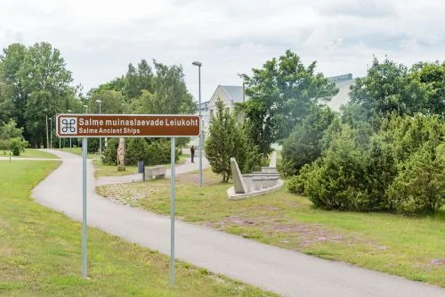 Salme muinaslaeva leiukoht