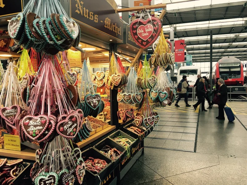 Shopping station Munich Central Station